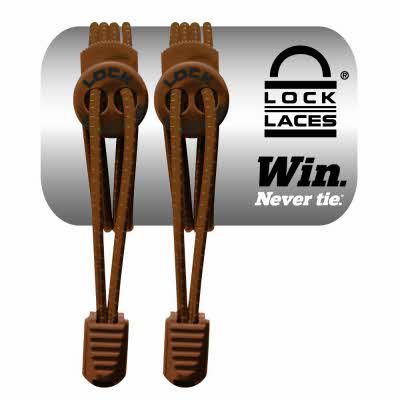 lock laces brown
